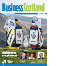 Front cover of Business Scotland magazine