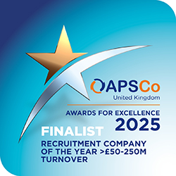 Finalist logo for APSCo UK's Awards for Excellence 2025