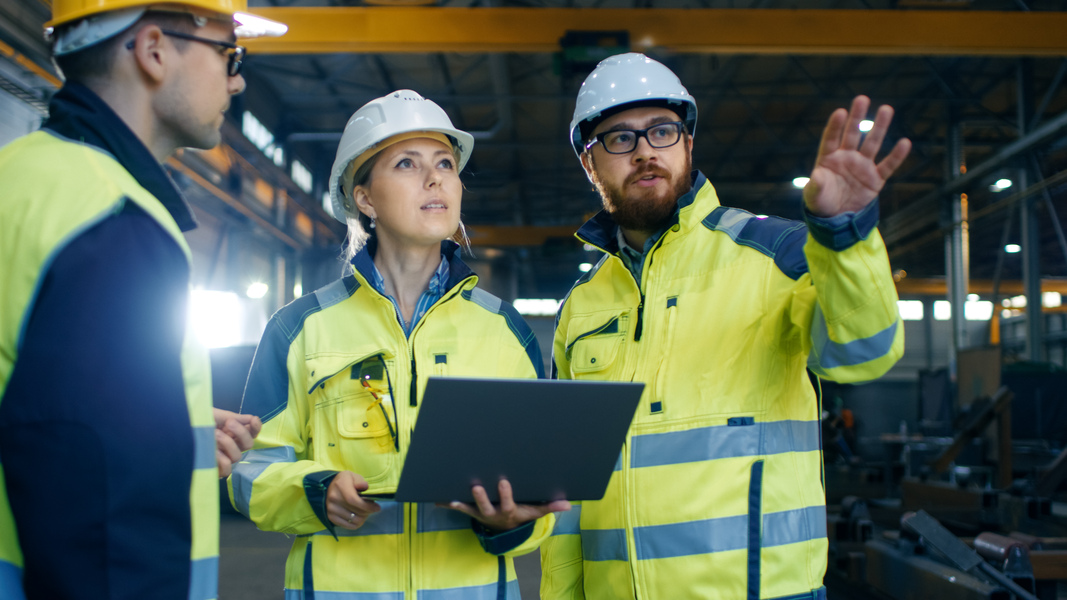 Male And Female Industrial Engineers