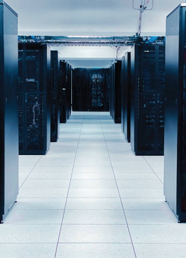 Empty data center